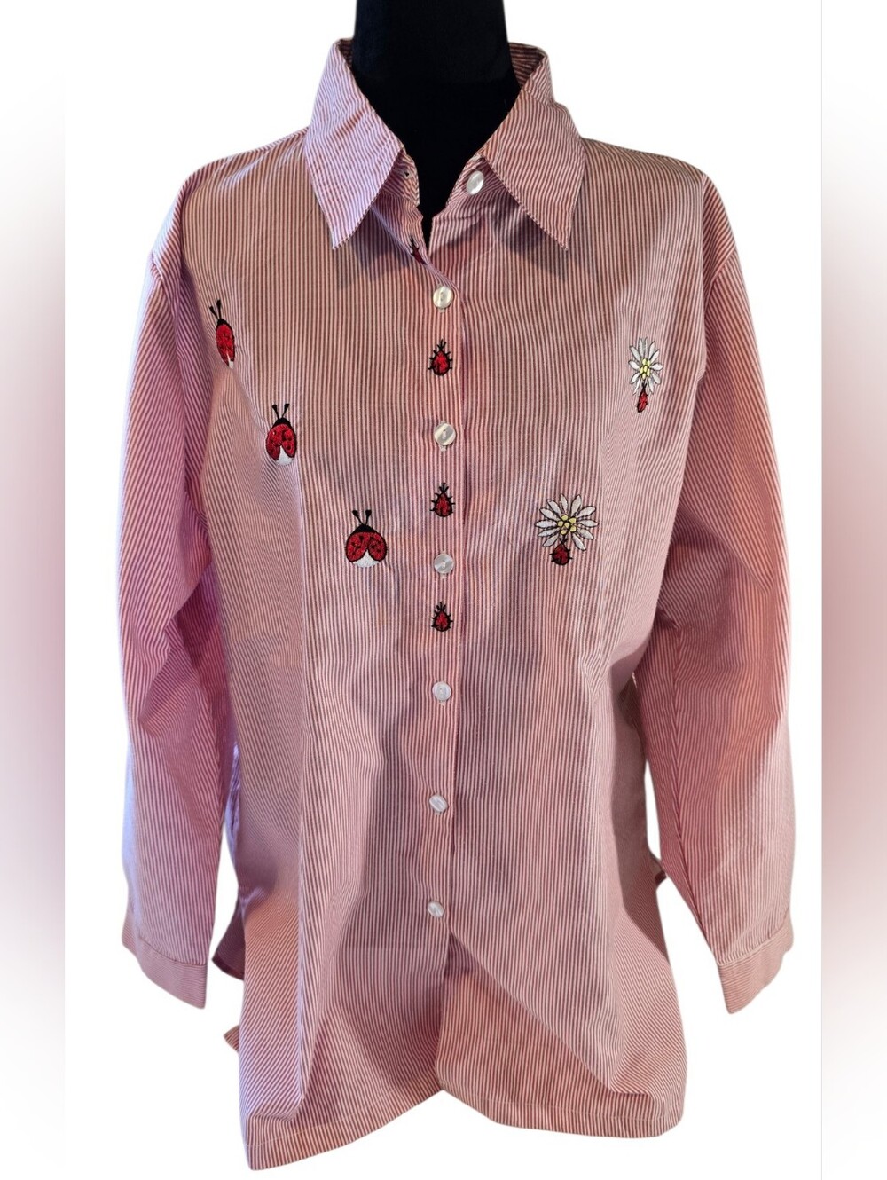 Jeevan Lady Bug Cotton Blouse XL